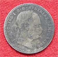 1869 Hungary Silver Coin