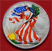 2000 American Eagle Colorized 1 Ounce Silver