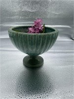 green ceramic flower pot