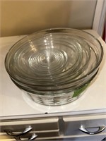 10 pc Set of Glass Bowls