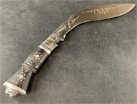 Kukri knife without sheath, 11" long