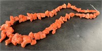 30" Strand of coral beads