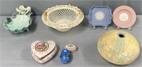 Art Pottery Lot Collection incl Belleek & Wedgwood