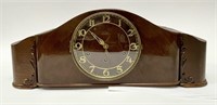Lauff Art Deco Walnut Mantel Clock