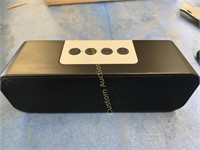 Black Bluetooth speaker