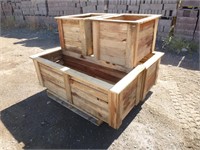Wooden Planter Boxes (QTY 4)