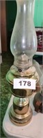 22" TALL METAL OIL LAMP