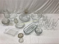 Assorted Glassware