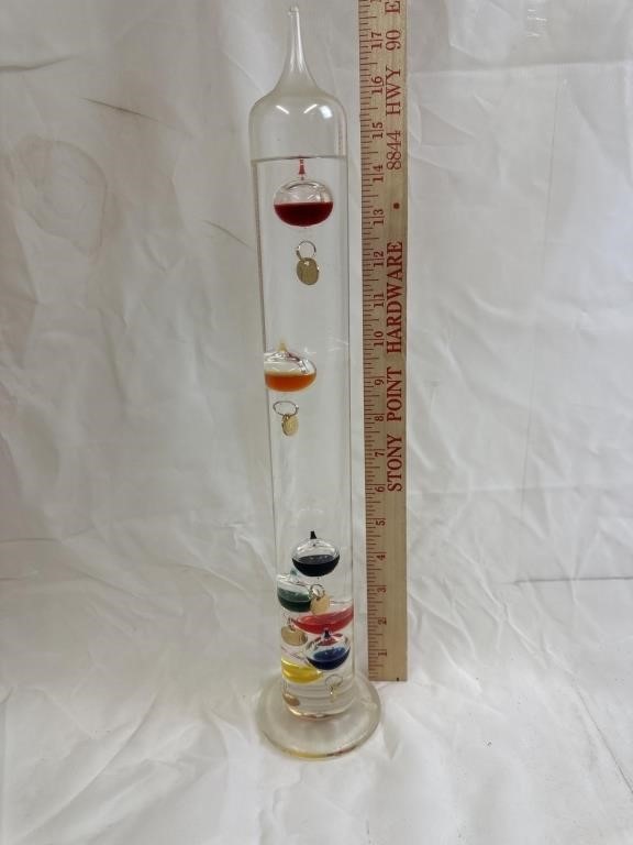 Galileo Glass Thermometer Temperature Gauge