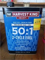 1 GAL 50-1 HARVEST KING PREMIXED GAS AND OIL