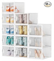 Shoe Storage, 12 Pack X-Large Shoe Organizer