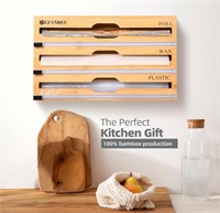 Bamboo 3 in 1 Wrap Organizer With Cutter