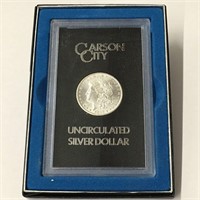 1883 Carson City Uncirculated Silver Dollar