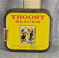 TROOST SLICES ROYAL TOBACCO WORKS TIN
