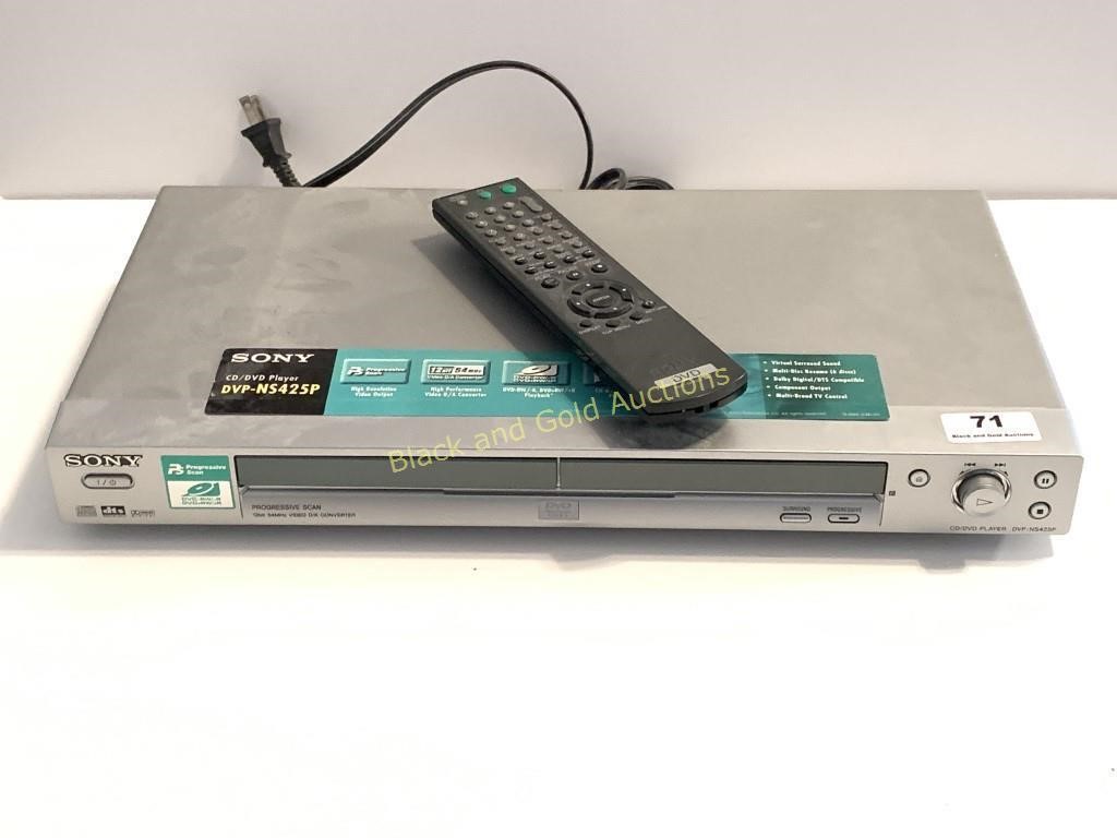 Sony DVD Player with Remote