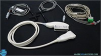 GE 8L-RS, 2.0 MHZ Lot of Ultrasound Probes & ECG L