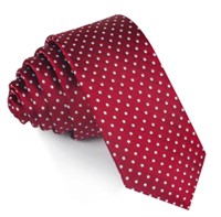 Mens Dress Skinny Tie 6cm / 2.4'' Woven Silk