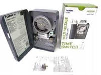 Tork Multi-voltage Time Switch Indoor Metal Case