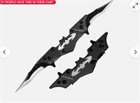 7.5" Dual Blade Knife Pocket Knife Batman