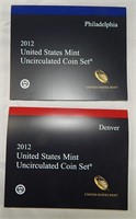 2012 Uncirculated Coin Set Denver & Philadelphia