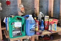 large lot of automotive and household chemicals