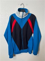 Vintage Color Block Track Jacket