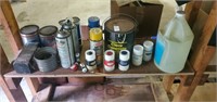 Lot of assorted paints, and sealers