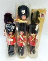 Vintage Plastic British Guard Dolls