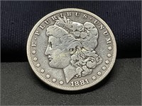 1881 MORGAN SILVER DOLLAR