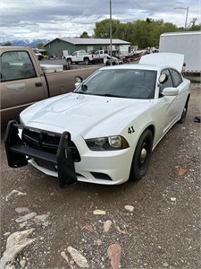 2014 DODGE CHARGER (WHITE) W/ 74,558 MILES RUNS,