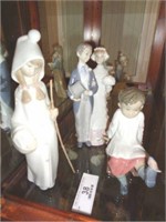 Lladro - 3 Pieces - 50th Anniversary, Boy with