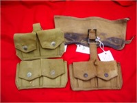 WW2 GATORS AND AMMO POUCHES