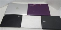 5 Laptops For Parts ONLY