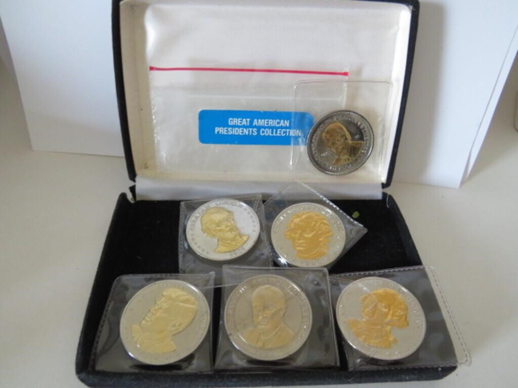 GREAT AMERICAN PRESIDENTS COLLECTION OF COINS