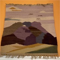 Mexican Landscape Wall Hanging Rug