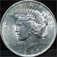 1923 Peace Silver Dollar BU
