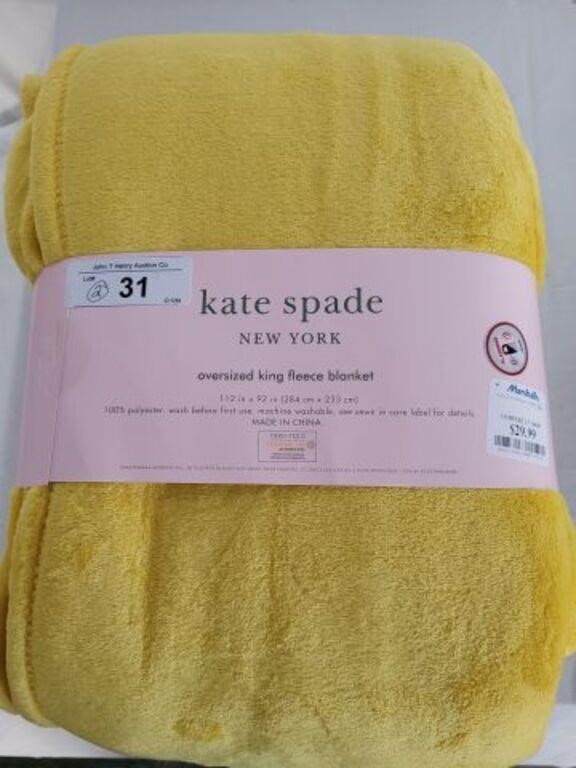 KATE SPADE KING FLEECE 112 X 92, MOHAWK BATH RUG