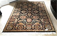 Machine Made Entry Rug with Fringed Ends
