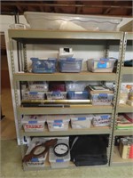 Storage Rack with Contents
