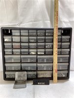 Assorted Hardware & Plastic Drawer Storage