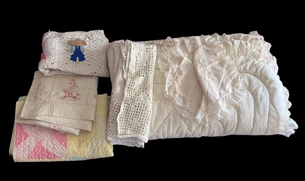 Lace Comforter and Quilts