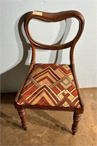 Georgian Style Mahogany Boudoir Chair