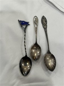 Sterling Silver Vintage Spoons (3)
