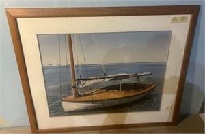 Framed Print of Sailboat