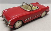 Tin Friction Corvette Convertible Toy