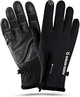 G.L.J Iwinter Black Gloves With Grips