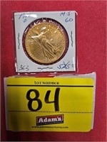 1911-D 20 DOLLAR GOLD PIECE