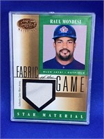 Raul Mondesi Game Used Jersey Card