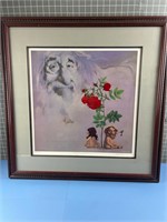 SIGNED CHARLES BRAGG FRAMED ART