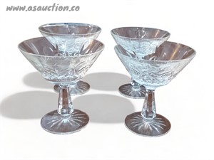 Waterford Crystal Set of 4 Champagne/Tall Sherbet